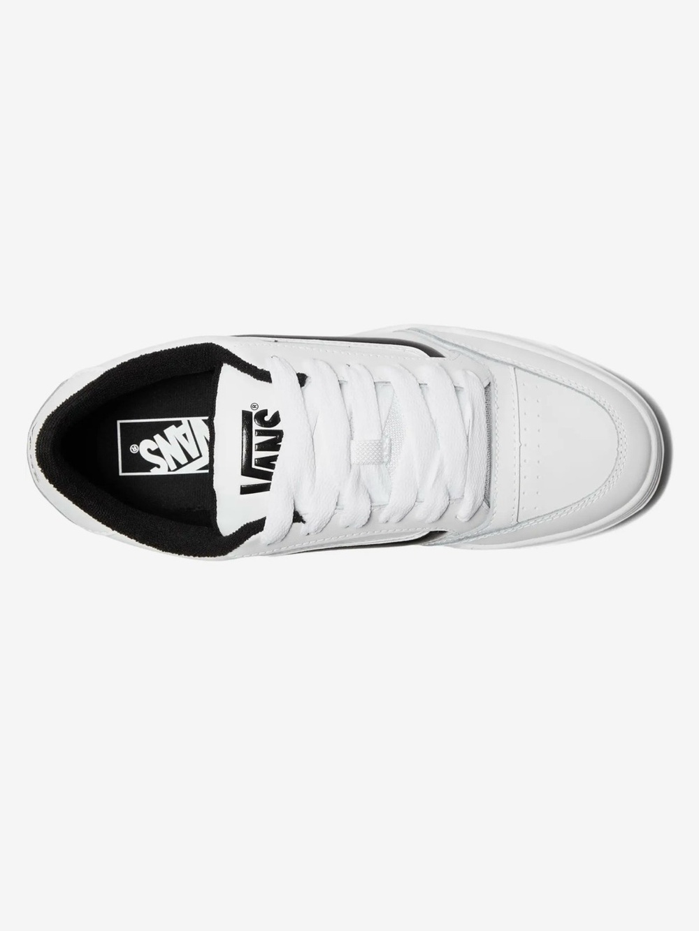 Hylane Vans White and Black Low-Top Athletic Sneakers - Picture 2 of 9
